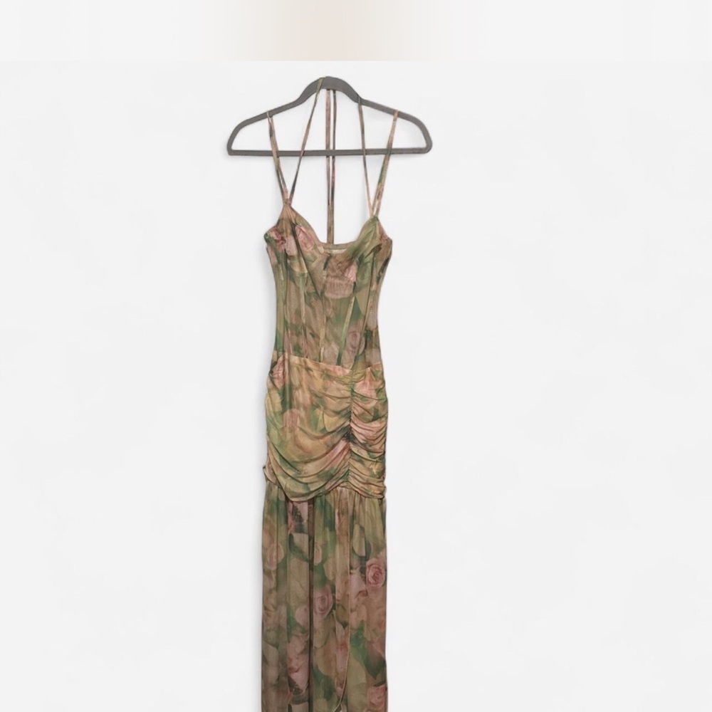 SHEIN Multicolor Floral Maxi Dress